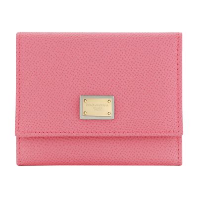 Dolce & Gabbana Dauphine Calfskin Wallet In Cyclamen_2