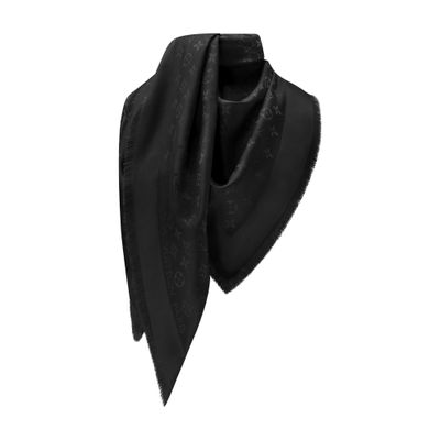 Louis Vuitton Monogram Classic Shawl In Black