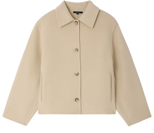 SOEUR Gyoda woolen cropped coat