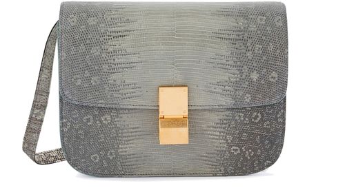 CELINE Medium classic bag in lizard