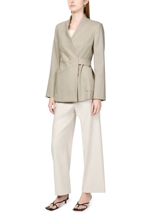 MAX MARA Nereo drapped wool jacket