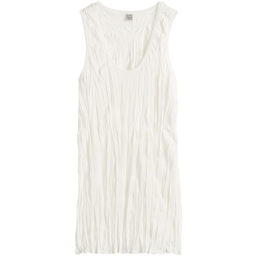 Toteme — Crinkle knit vest top (White)