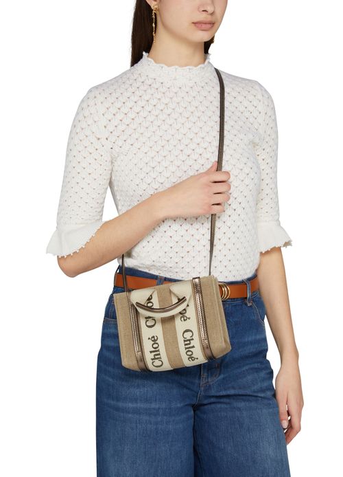 CHLOE Woody mini tote bag