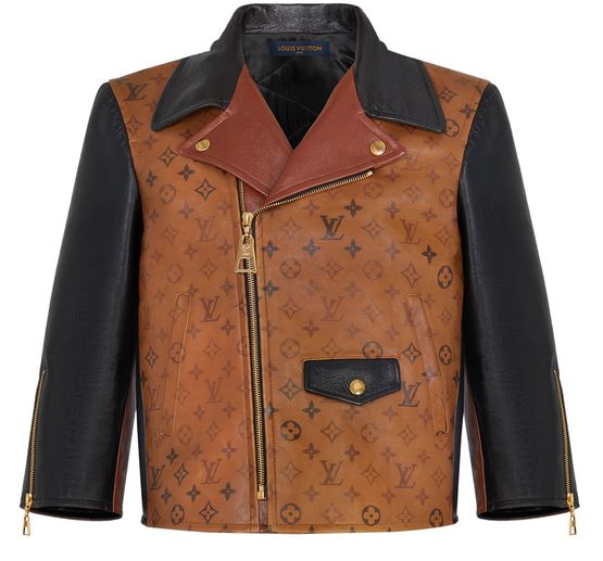 vuitton leather vest