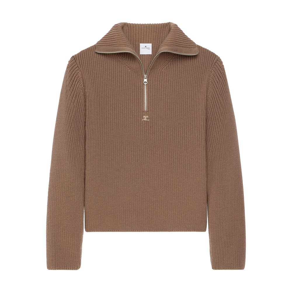 Ribbed wool trucker sweater thumbnail 7