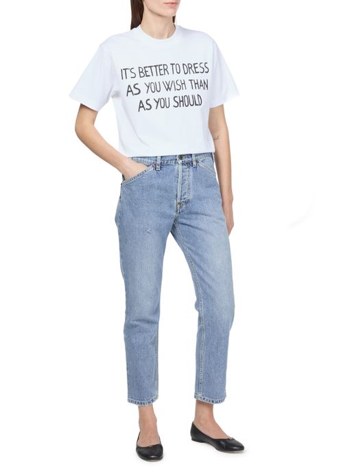 MOSCHINO Organic cotton jersey t-shirt