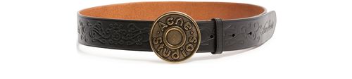 ACNE STUDIOS Leather logo buckle belt