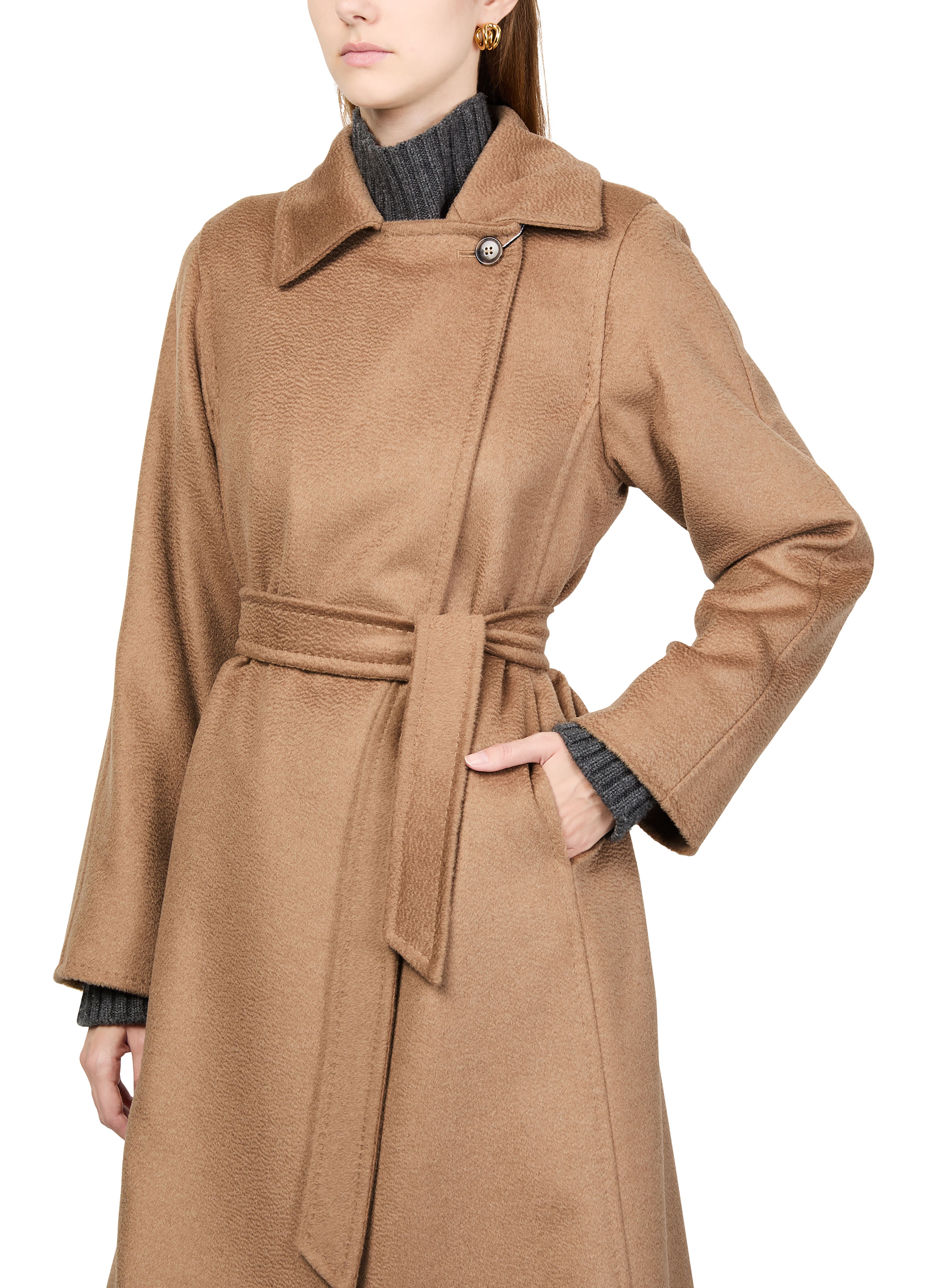 Manuela maxi belted coat thumbnail 4