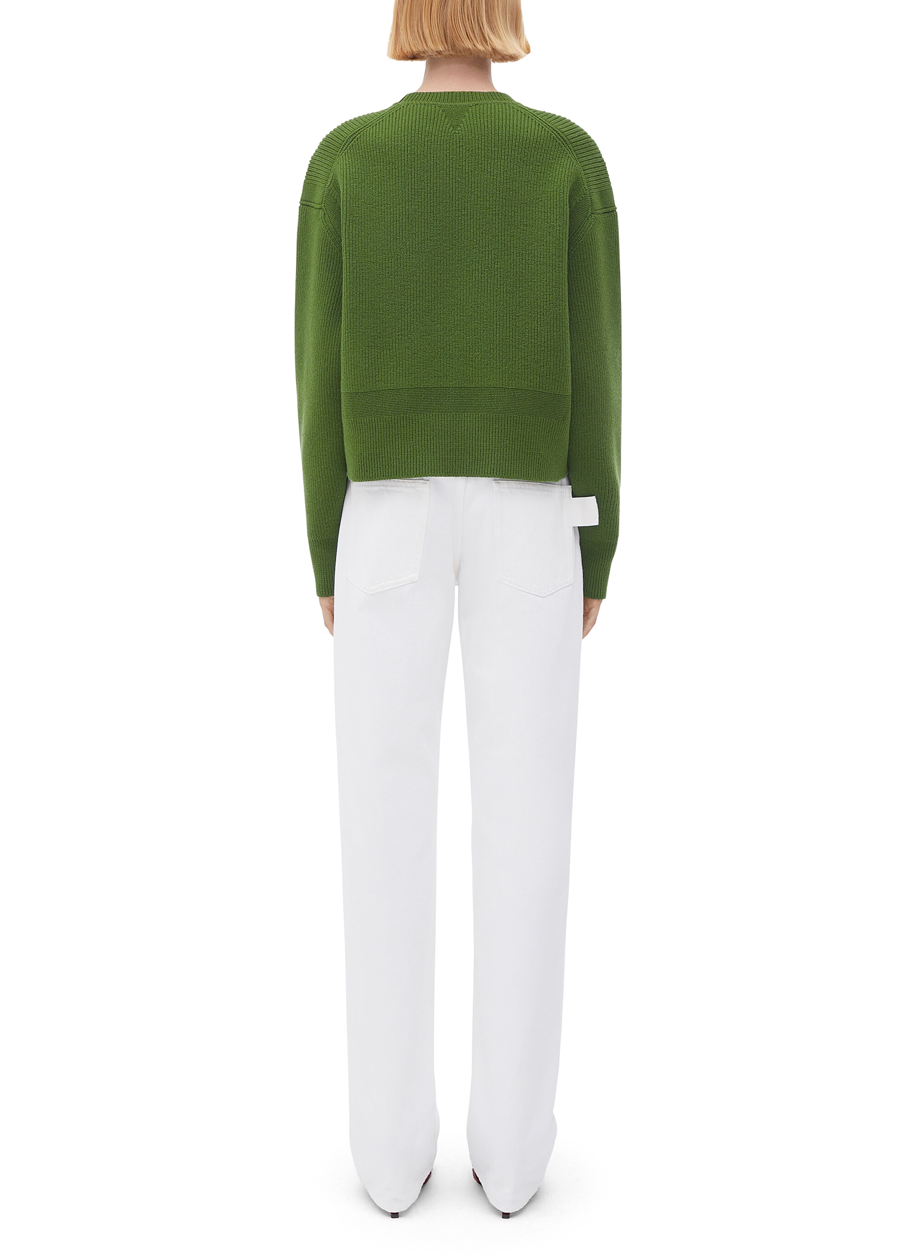 Ribbed cashmere sweater thumbnail 4