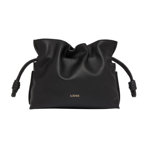 Loewe Mini Flamenco Clutch In Black