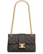 Teen Celine Victoire bag in Triomphe canvas - CELINE