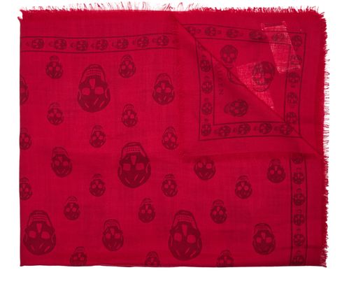 MCQUEEN Skull scarf