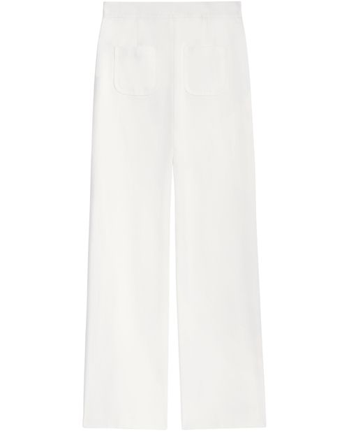 CELINE Pantalon gourmettes en gabardine de coton