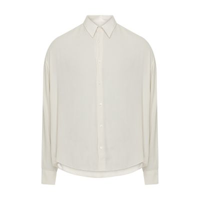Ami Alexandre Mattiussi Boxy Fit Shirt In Beige