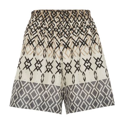 Shop Brunello Cucinelli Baggy Shorts In Brown
