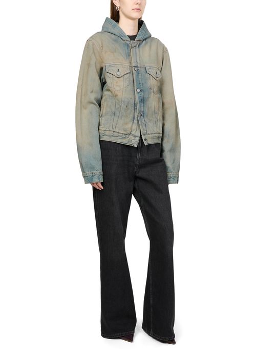 ACNE STUDIOS Veste à capuche en denim