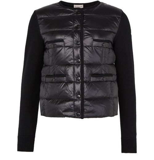 MONCLER Jacke im Materialmix