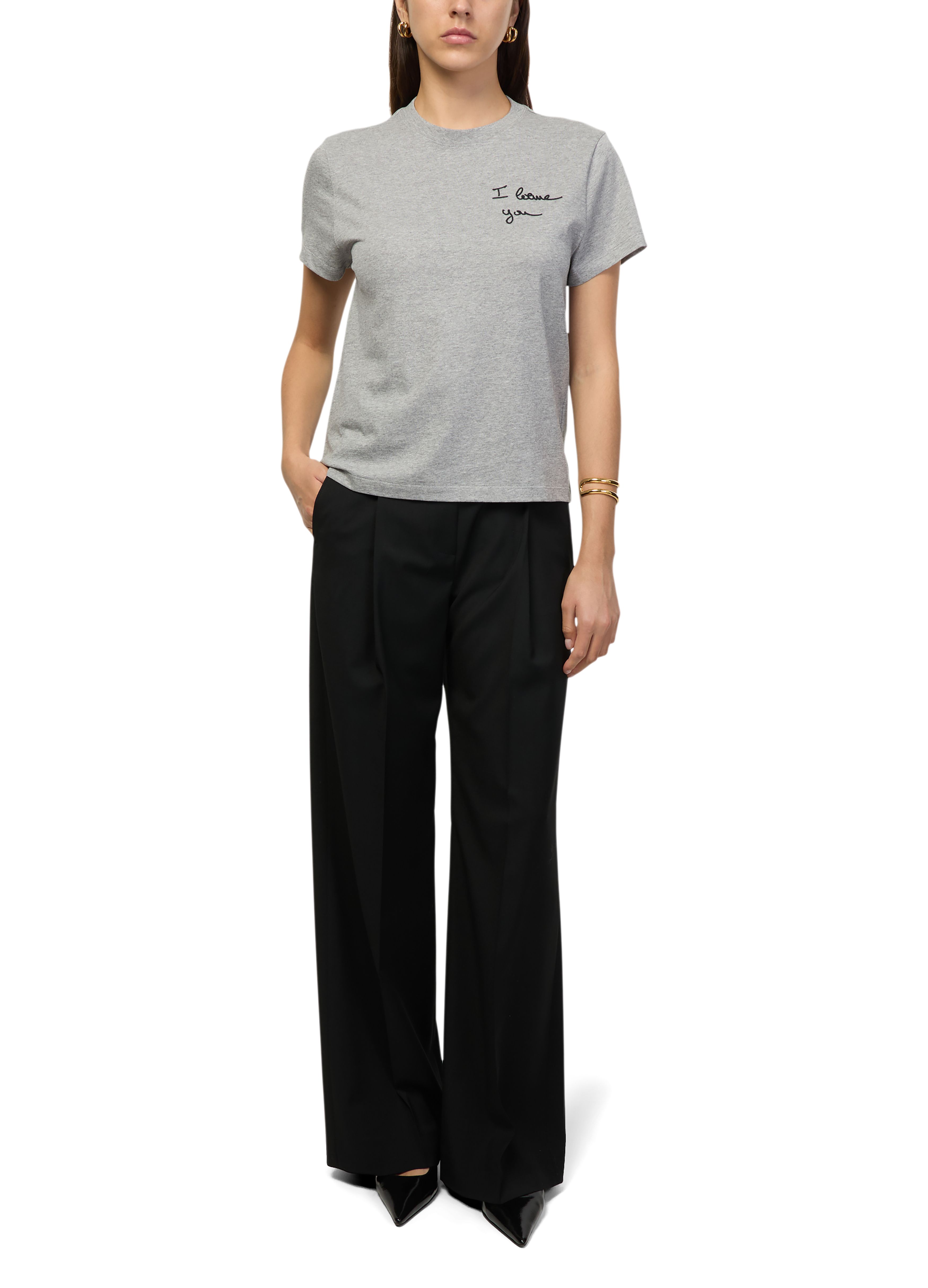 Straight cotton T-shirt thumbnail 5