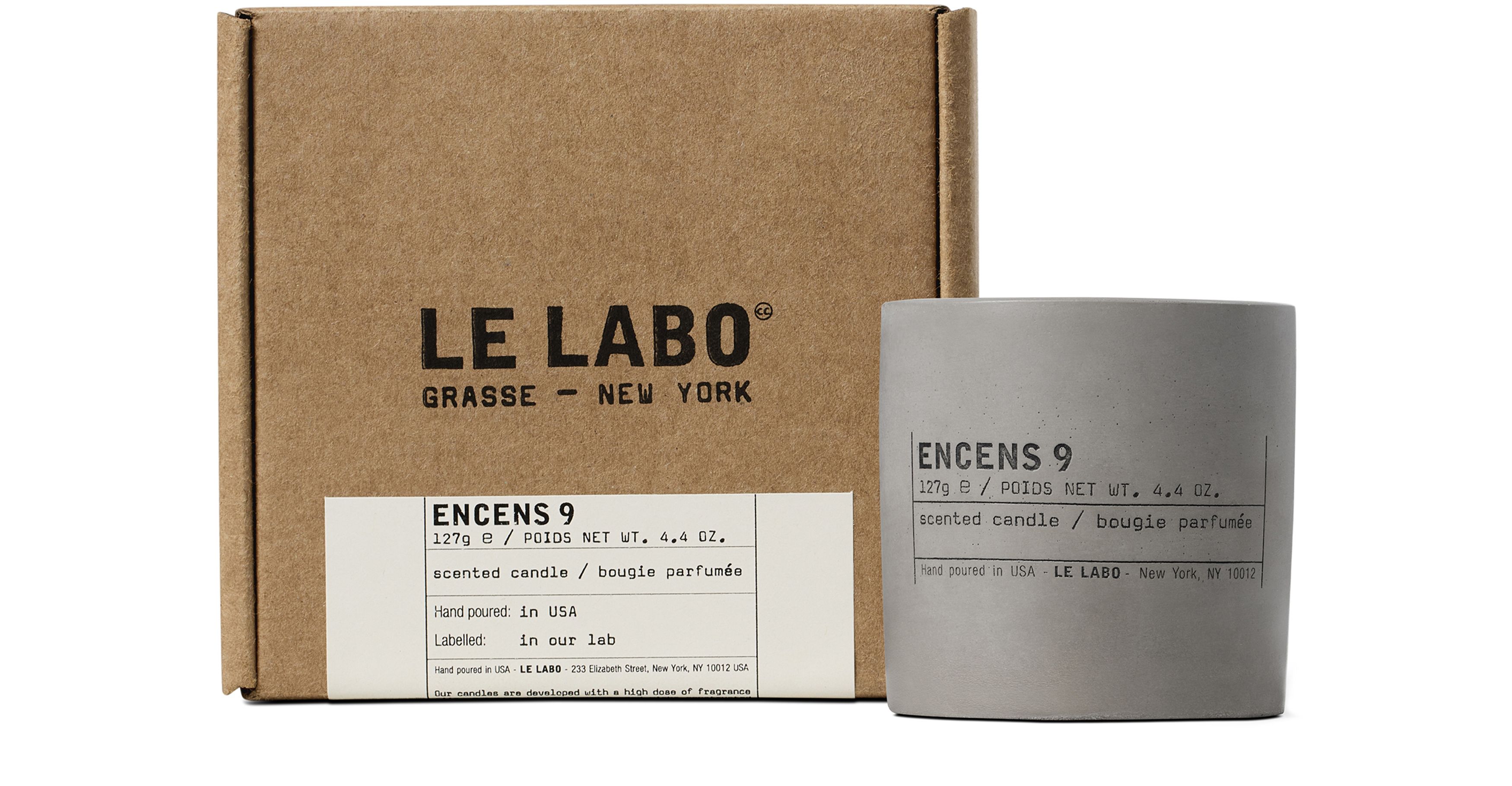 Encens 9 medium concrete candle 127 g thumbnail 3