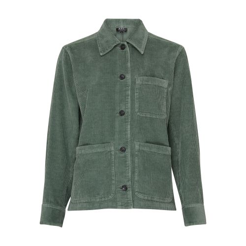 Apc Silvana Jacket In Almond_green