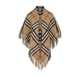 【関税＆送料込み】Burberry Fringed Cape