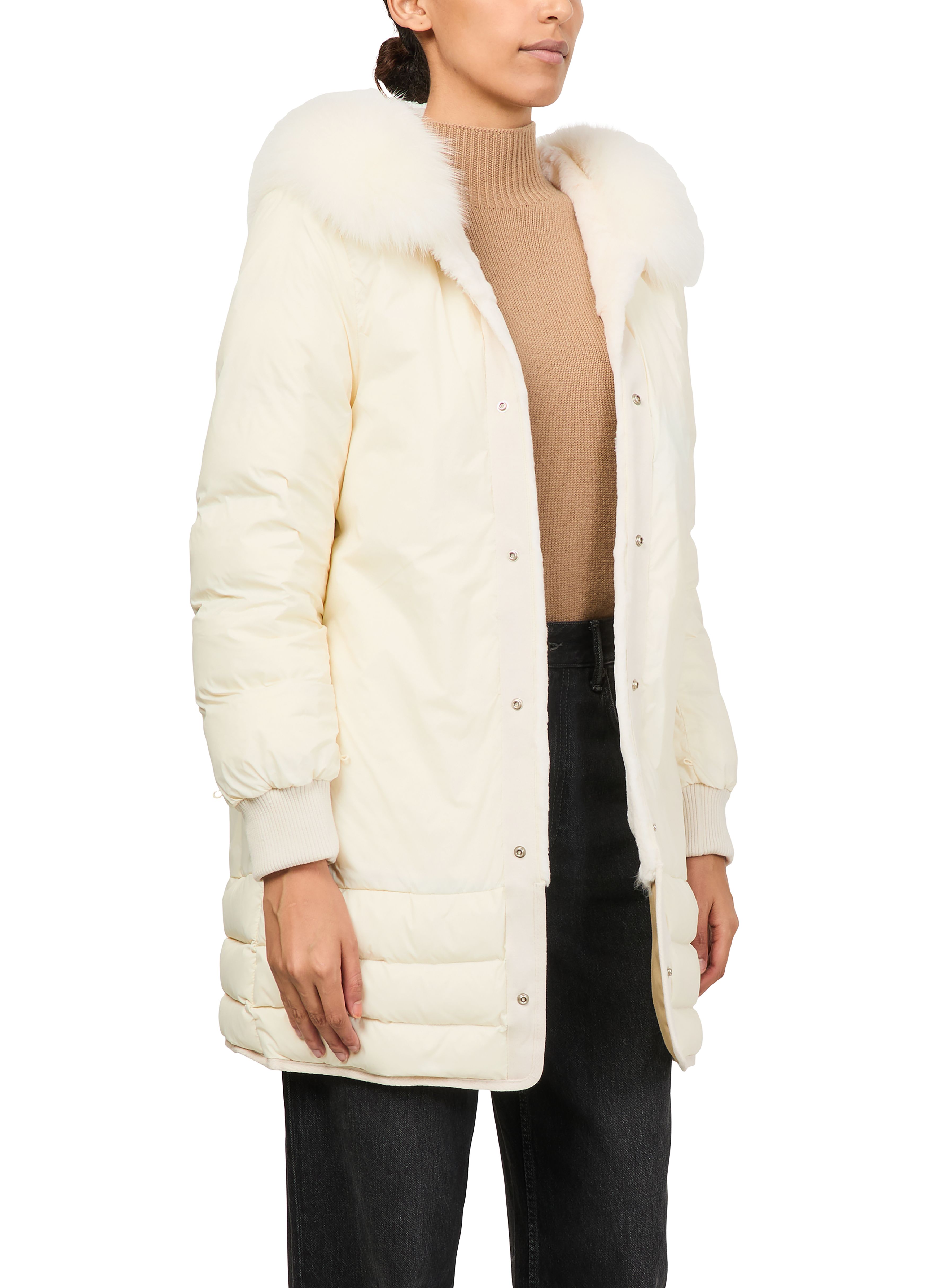 Cotton parka with a hood thumbnail 6