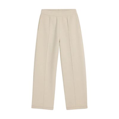 Ami Alexandre Mattiussi High-waisted Pleated Trousers In Beige