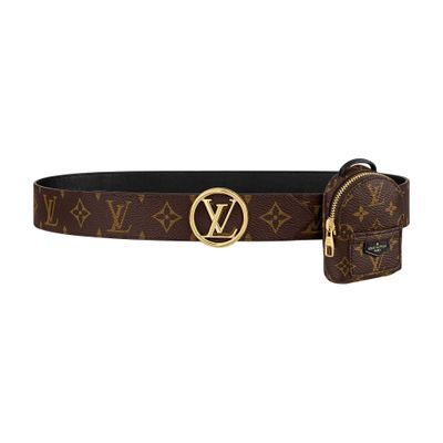 Louis Vuitton Lv Palm Spring 35mm Reversible Belt In Mng Marron