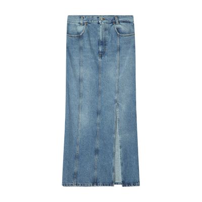 House Of Dagmar Denim Skirt In Blue