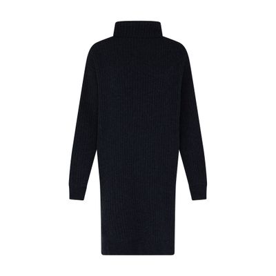 Lemaire High-neck Maxi Dress In Blue