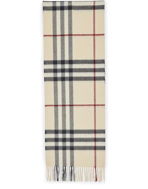 BURBERRY Large checked scarf