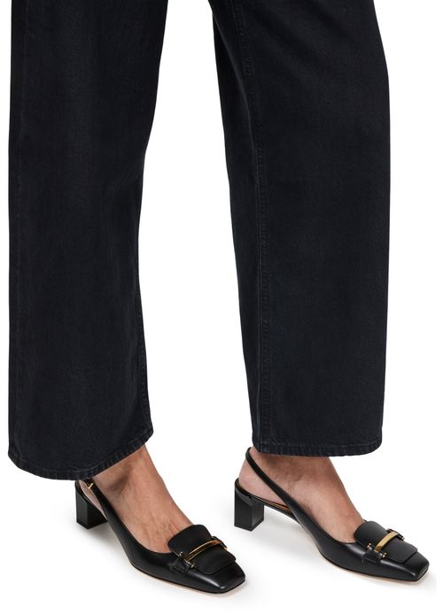 TOD'S Slingback pumps leather
