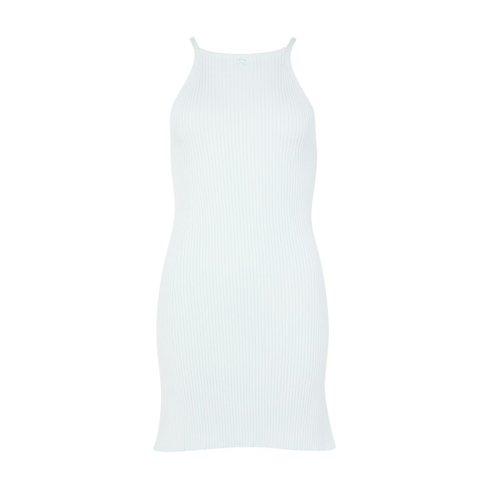 Rib knit A-Line dress thumbnail 4