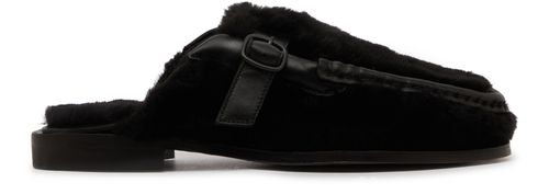 HEREU Barraca shearling mules