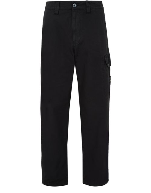 STONE ISLAND Jeans mit Logoaufnäher
