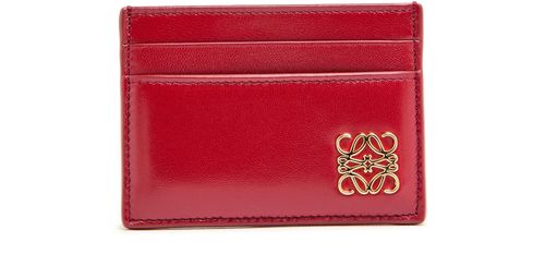 LOEWE Porte-cartes simple Anagram Puffer en cuir