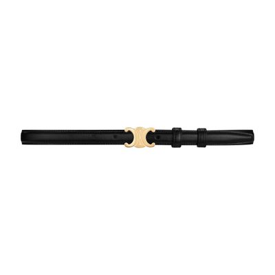 このは様スモール トリオンフ ベルト / トリヨンレザー70 ティーン 13MM トリオンフ ベルト / トリヨンレザー - ブラック