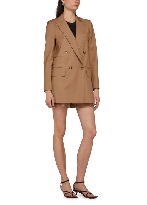 MAX MARA 네비 더블 브레스트 재킷