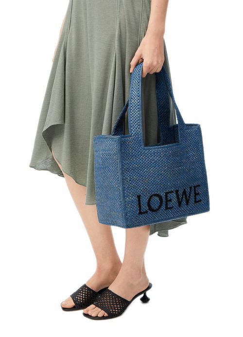 LOEWE LOEWE medium raffia tote bag