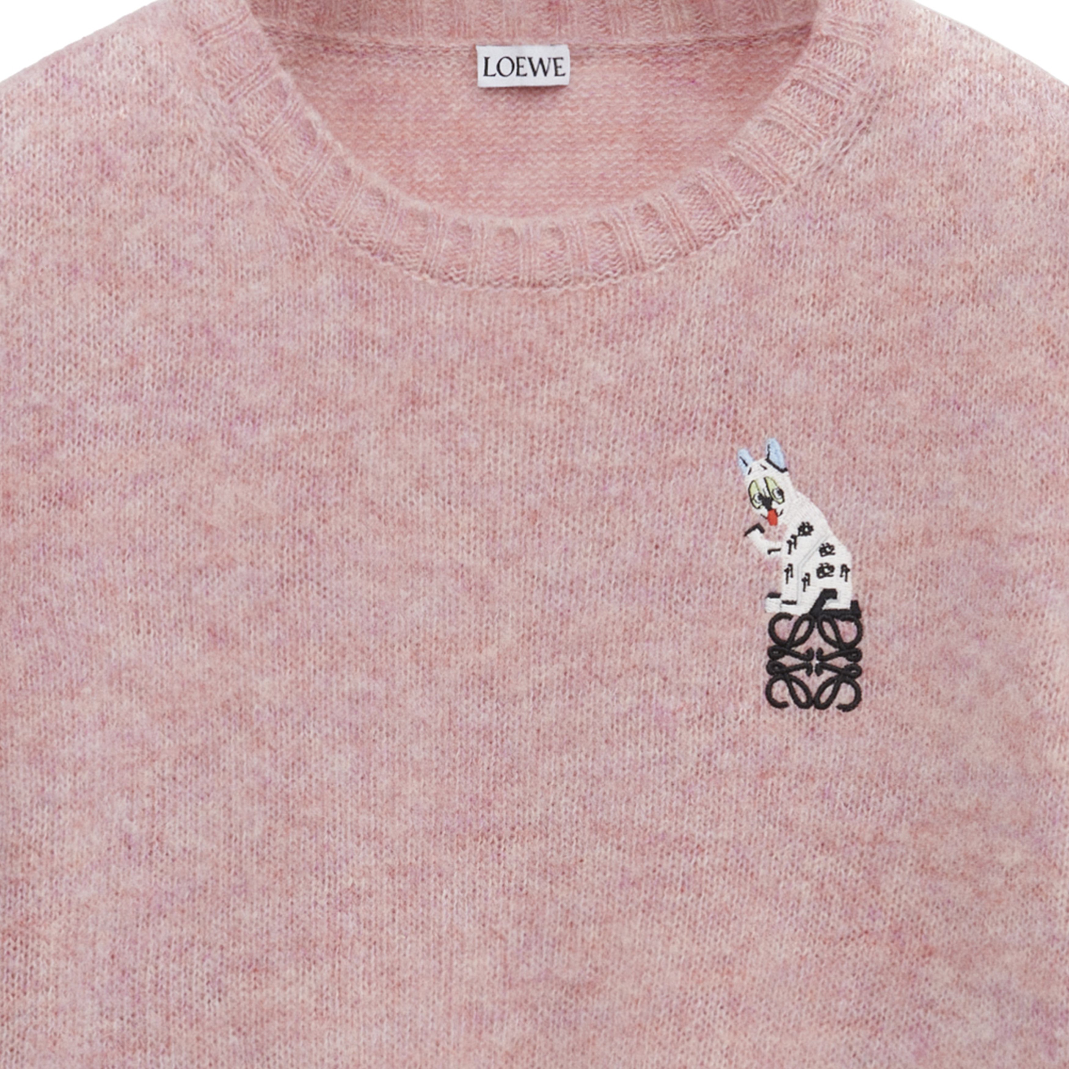 Round-neck wool jumper thumbnail 3