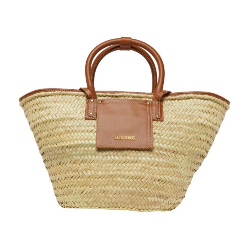 Jacquemus Le Panier Soleil Bucket Bag In Light_brown_2