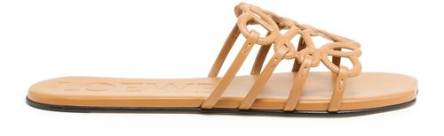 LOEWE Petal Anagram slide in soft calfskin