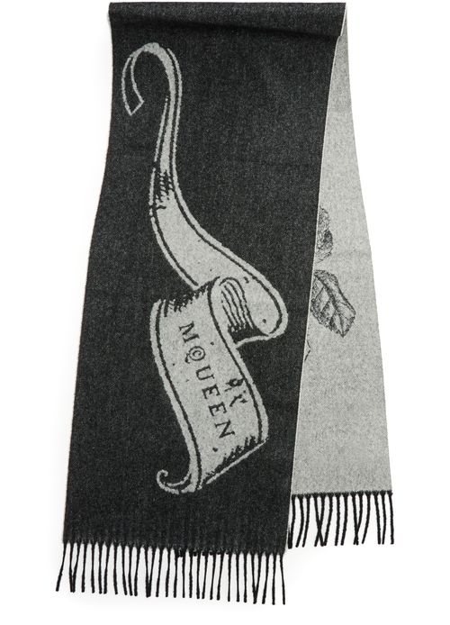 MCQUEEN Mcqueen Tatoo scarf