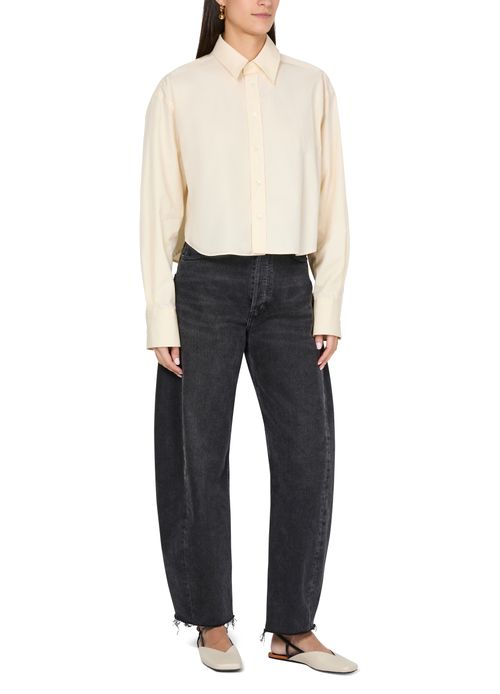 AMI PARIS Crop-Shirt im Oversize-Schnitt
