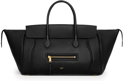CELINE Large new luggage in supple shiny lambskin