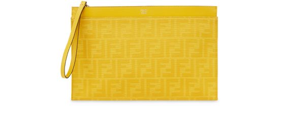 Men s FF Jacquard Flat Pouch Medium FENDI 24S