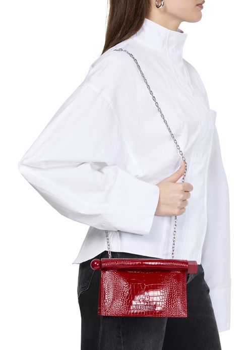JACQUEMUS The small Rond Carré clutch