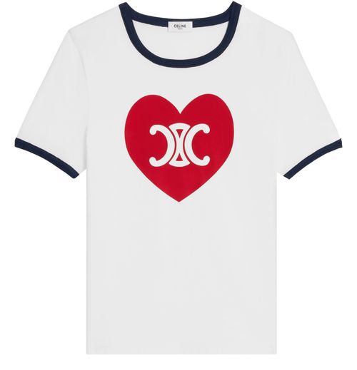 CELINE Heart Triomphe t-shirt