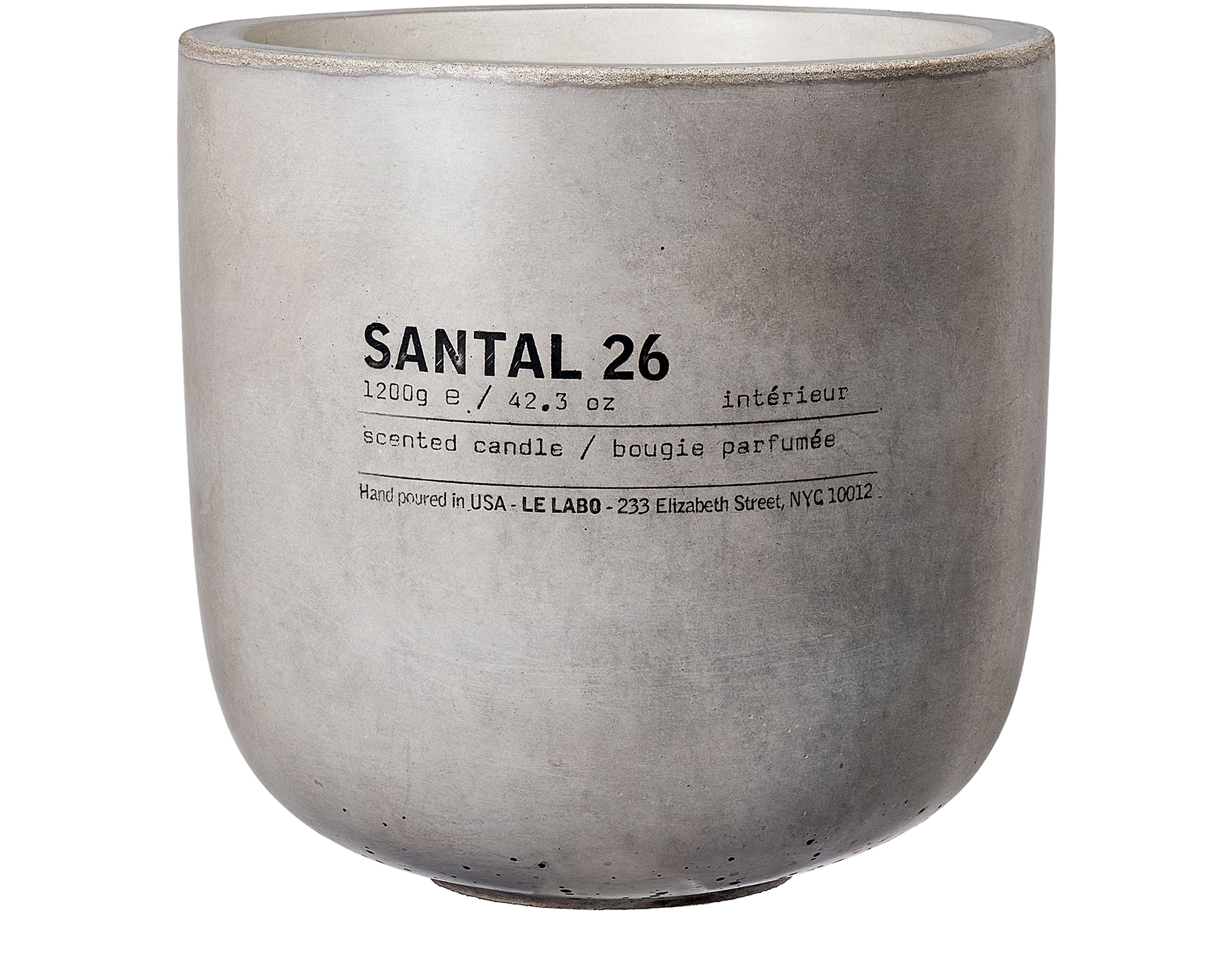 Santal 26 large concrete candle 1,2 kg thumbnail 3