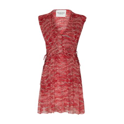 Isabel Marant Étoile Anawa Dress In Red